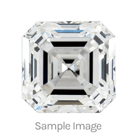 2.8 Carat Asscher Shape Lab Grown Diamond