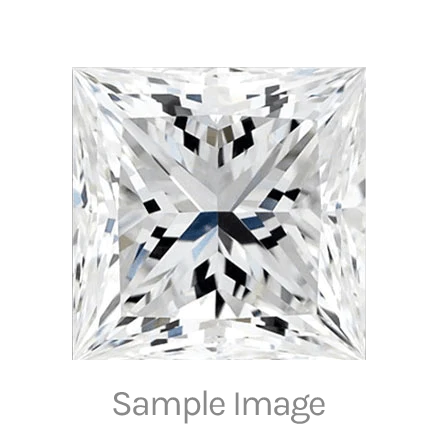 1.46 Carat Princess Shape Lab Grown Diamond